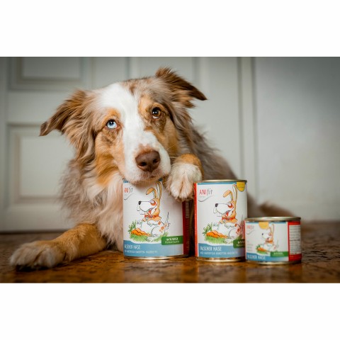 Hund Hundefutter Nassfutter Falscher Hase 810g 6 Stück -6- Anifit