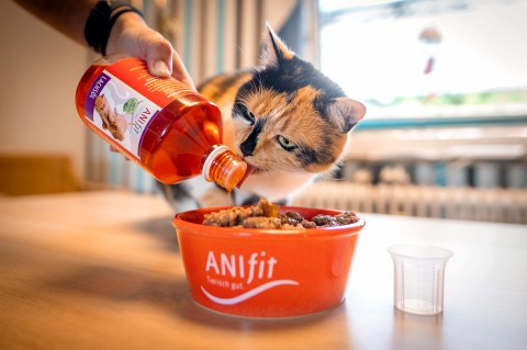 Hund Katze B.A.R.F. Nahrungsergänzungen Lachsöl 500 ml 1 Stück -4- Anifit